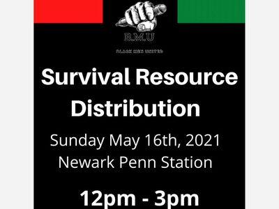 Black Men United  Survival Resource Distribution